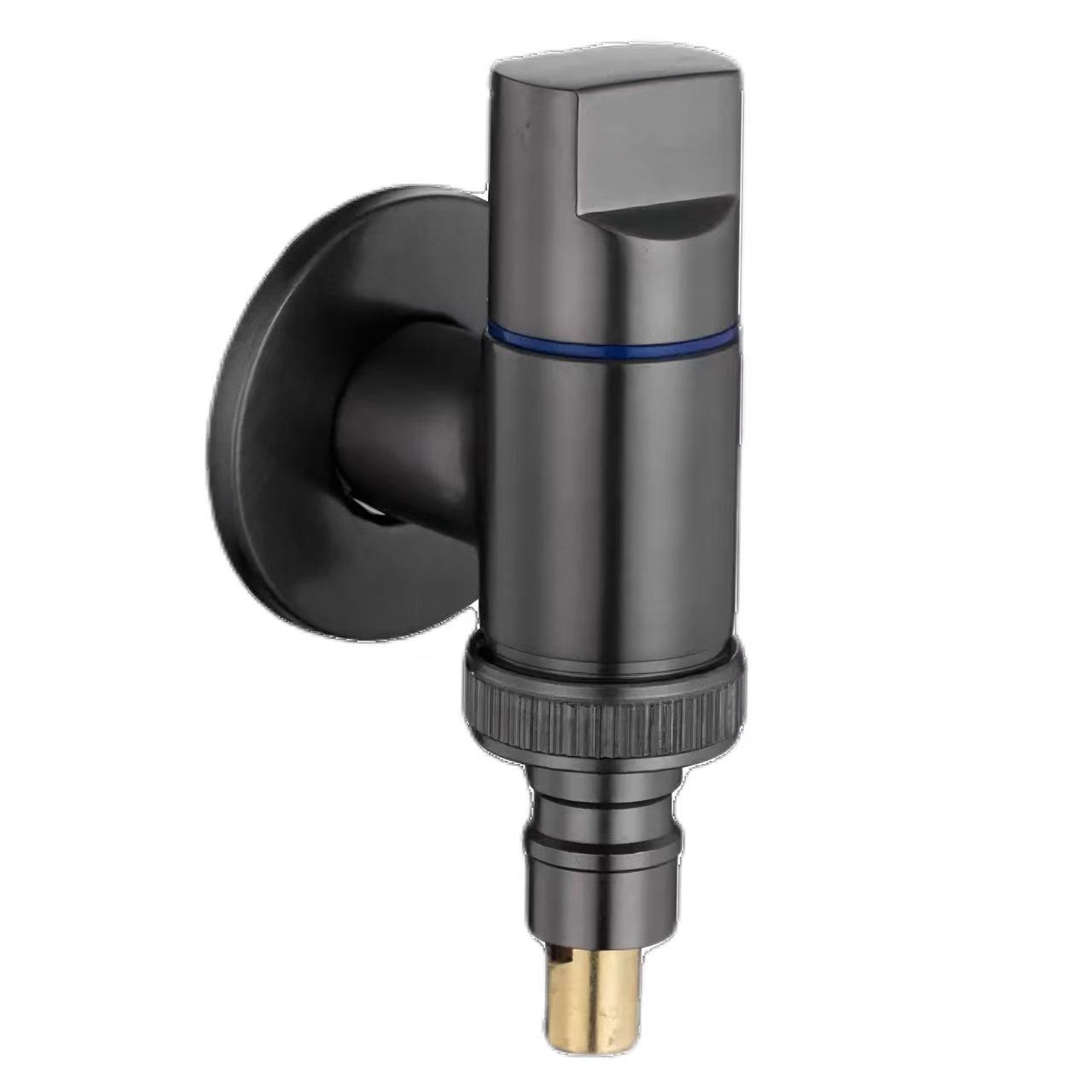 Imọlẹ Chrome ibon Grey Fifọ Machine Water Duro àtọwọdá Imọlẹ Chrome ibon Grey Fifọ Machine Water Duro àtọwọdá