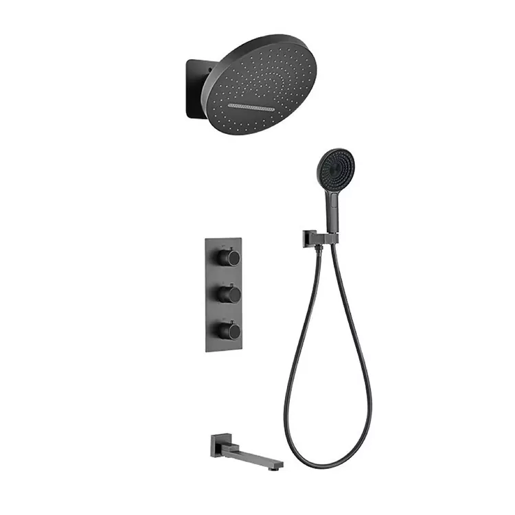 Odi-Mounted Digital Ifihan Shower Head