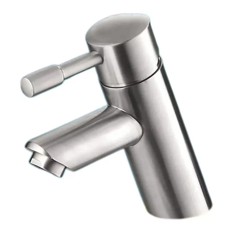 Silindrical Slanted ti ha Gbona Ati Tutu Basin Faucet