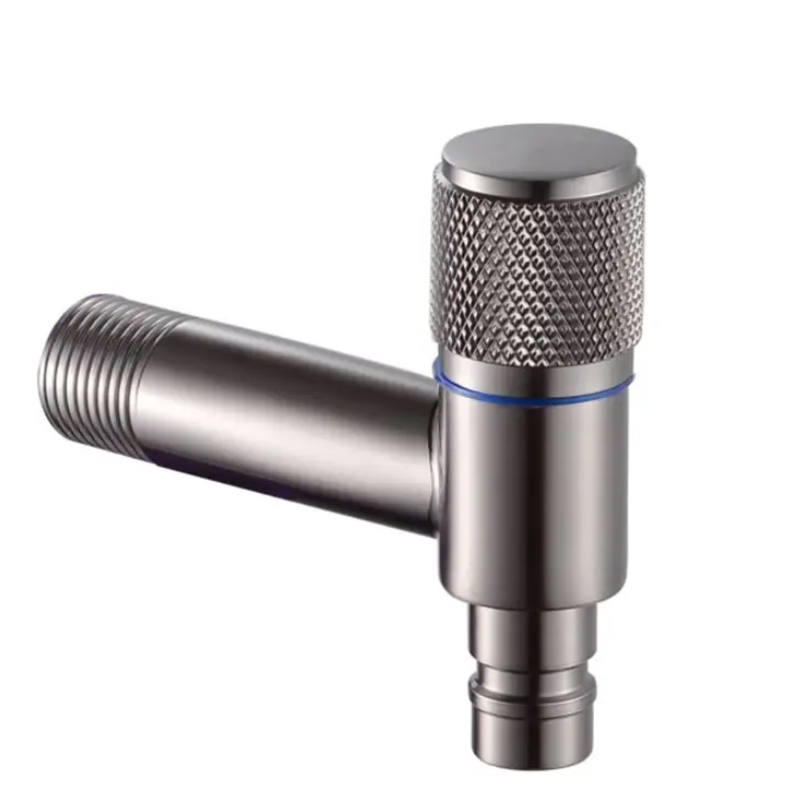 O gbooro sii Knurled koko fifọ Machine Water Duro àtọwọdá O gbooro sii Knurled koko fifọ Machine Water Duro àtọwọdá
