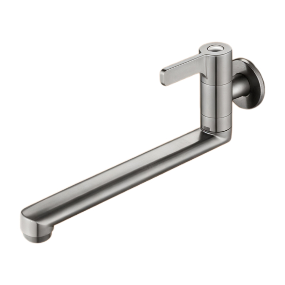 Minimalist Ni-Wall Robotic Arm Faucet