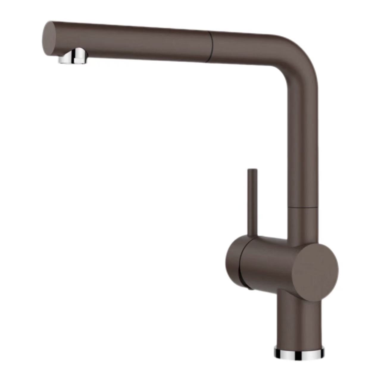 Minimalist l-apẹrẹ Faucet Idana Yiyi Jade Minimalist l-apẹrẹ Faucet Idana Yiyi Jade