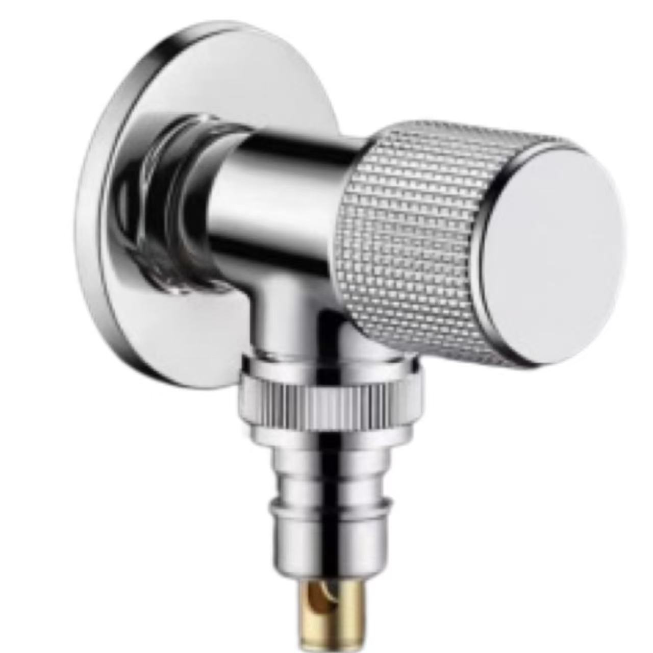 Mirror Chrome Knurled koko fifọ Machine Water Duro àtọwọdá