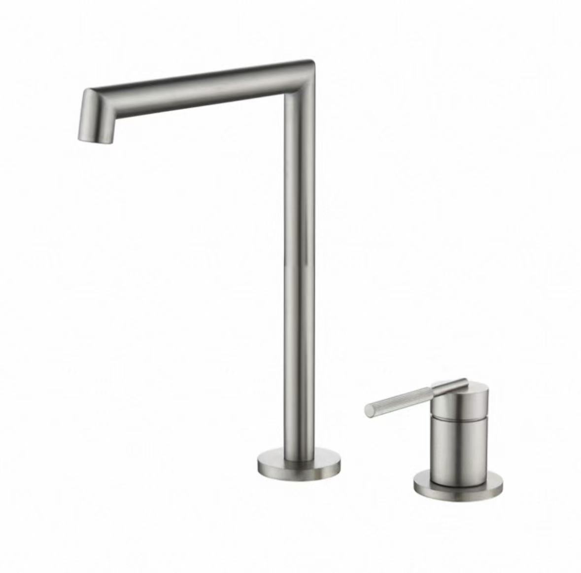 Digi Silver jiometirika Pipin Faucet