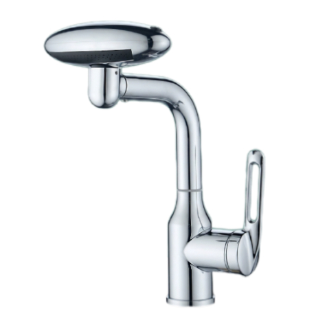 Digi Silver Top sokiri Basin faucet