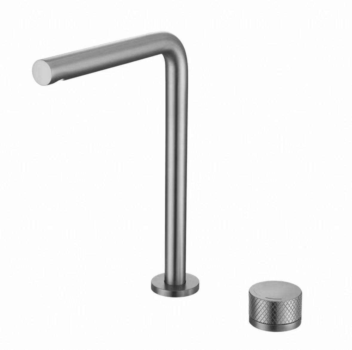 Pure Black jiometirika Pipin Faucet