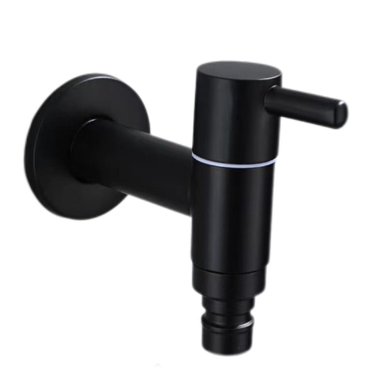 Pure Black Straight Handle Quick-Open Water Duro àtọwọdá Pure Black Straight Handle Quick-Open Water Duro àtọwọdá
