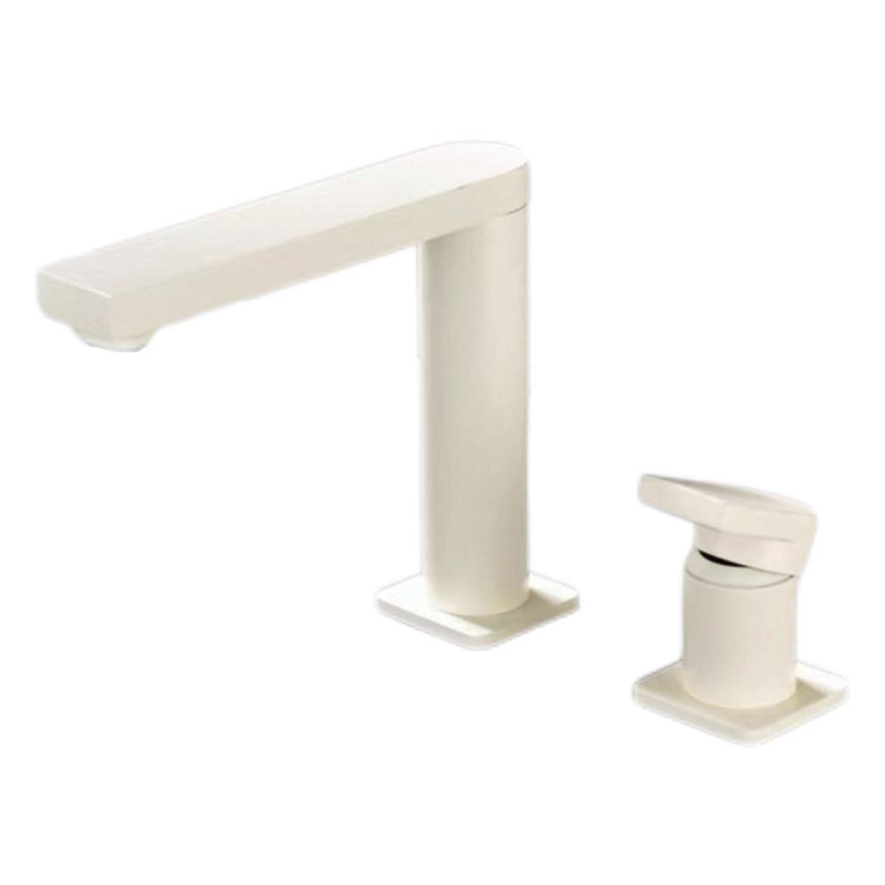 Pure White Minimalist Pipin Faucet