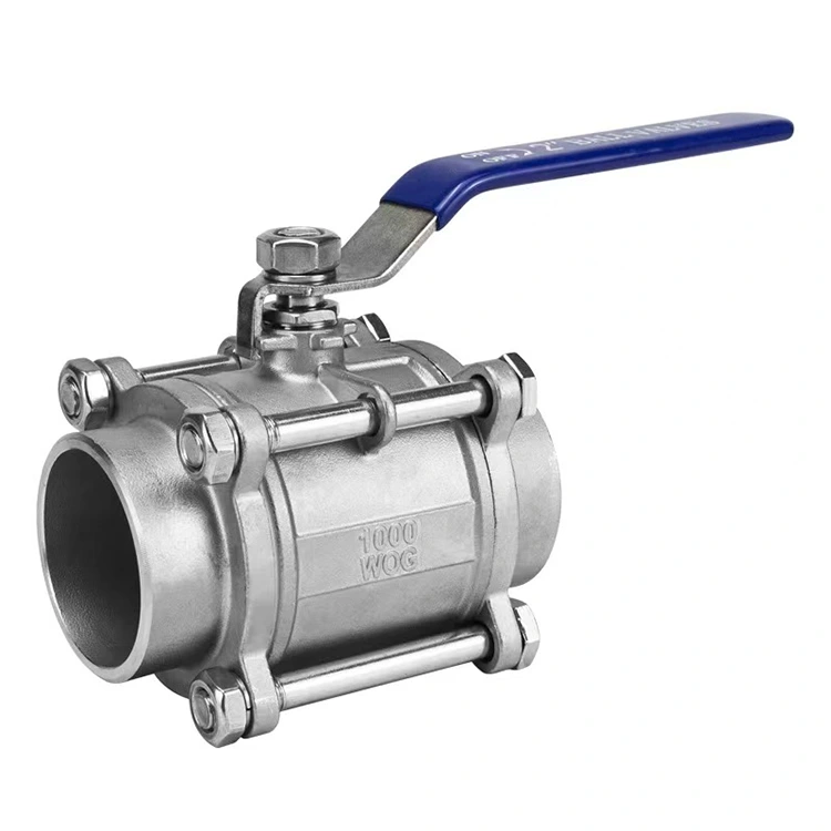 Fi sori ẹrọ ni kiakia 3PC Butt-Weld Ball Valve