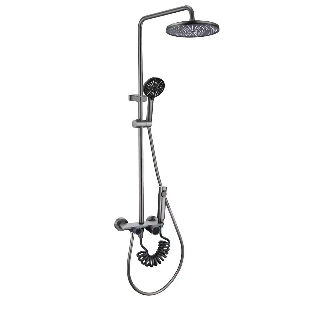 Yika ojo Shower Ṣeto Pẹlu Meji Knobs