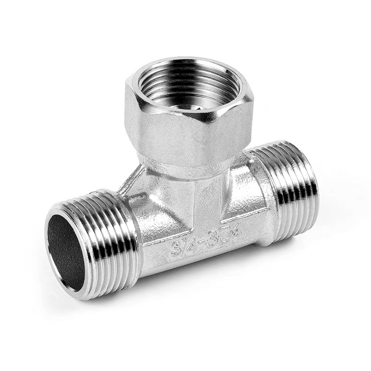 Irin Alagbara Irin Swivel Obirin-akọ-obirin Pipe Tee