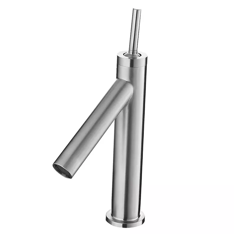 Top Handle iyipo Gbona Ati Tutu Basin Faucet