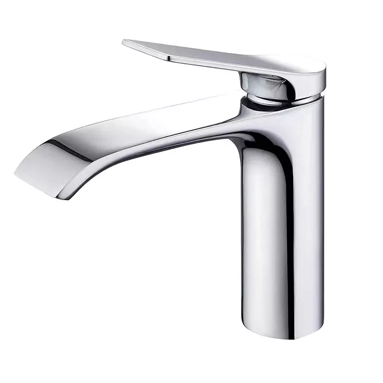 Waterfall-Style Basin Faucet