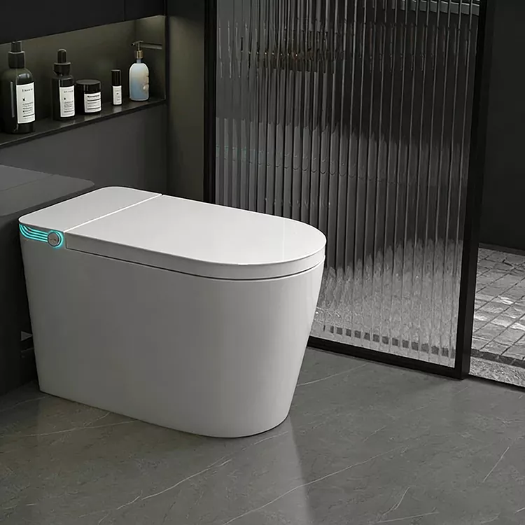 Alailowaya Latọna jijin-Iṣakoso Sokiri Nozzle Steilization Smart Toilet